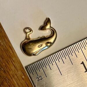 Vintage Avon Whale Pendant Charm